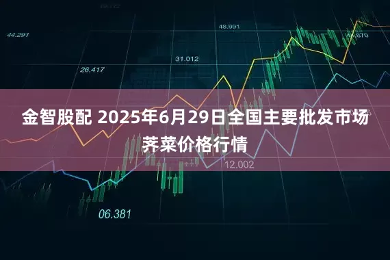 金智股配 2025年6月29日全国主要批发市场荠菜价格行情